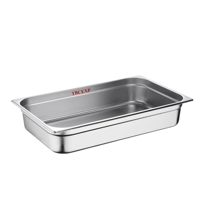 1/1 Size 10 cm Deep Anti Jam Stainless Steel Steam Table  Hotel Pan 372112#