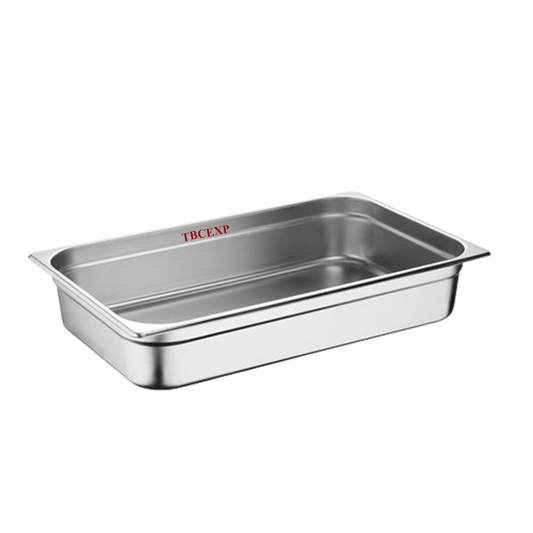 1/1 Size 10 cm Deep Anti Jam Stainless Steel Steam Table  Hotel Pan 372112#