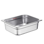 1/2 Size 10 cm Deep Anti Jam Stainless Steel Steam Table / Hotel Pan 372122#