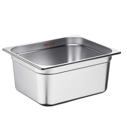 1/2 Size 15 cm Deep Anti Jam Stainless Steel Steam Table / Hotel Pan 372123#