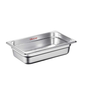 1/4 Size 6.5 cm deep Anti Jam Stainless Steel Steam Table / Hotel Pan 372141#