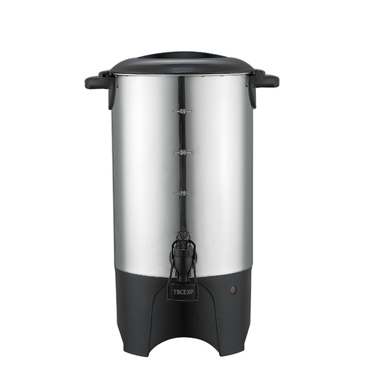 100 Cup (510 oz.) Stainless Steel Single Wall Coffee Urn - 120V, 1500W TBCEXP 3820121#