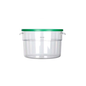 12 Qt. Clear Graduated Round Polycarbonate Food Storage Container 1132163#