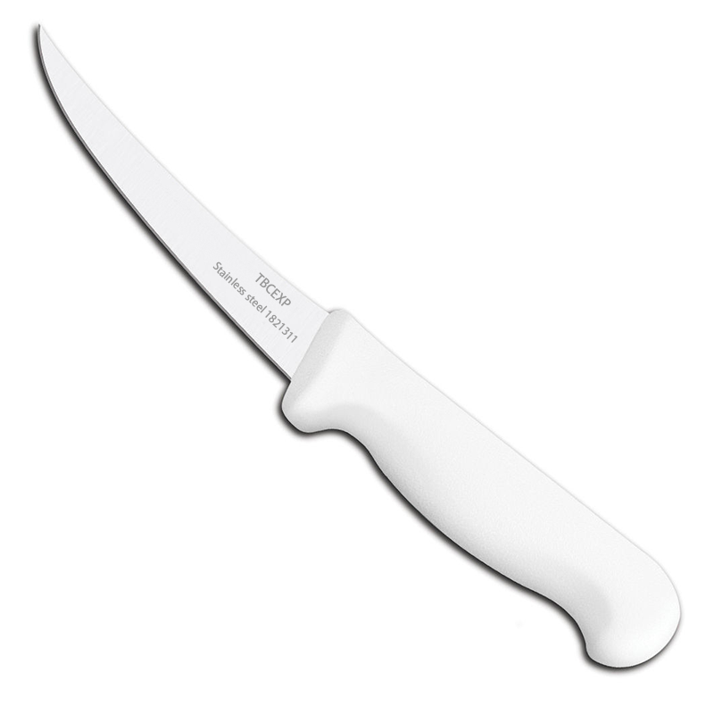 Professional 5“ Curved Flexible Boning Knife with White Handles TBCEXP 1811311#