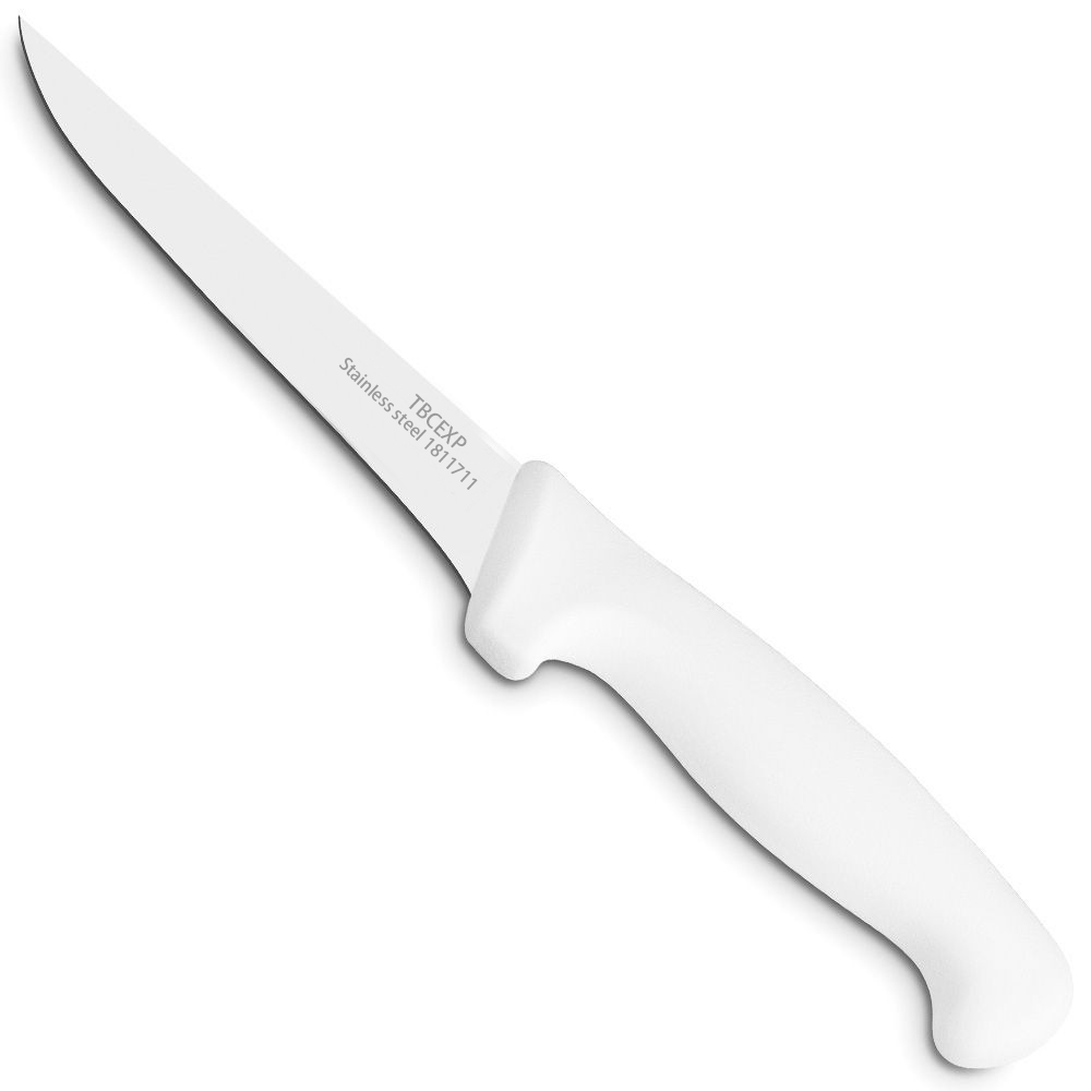 Professional Narrow Boning Knife with White Handles TBCEXP 1811711#