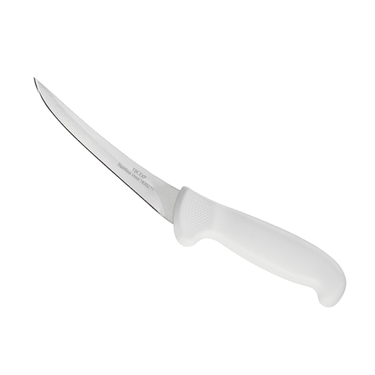 Professional 5" Curved Flexible Boning Knife with White Handles TBCEXP 1811411#