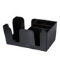 Black Plastic Bar Caddy Organizer - 9 38 x 5 58 x 4 316 TBCEXP 3951221#