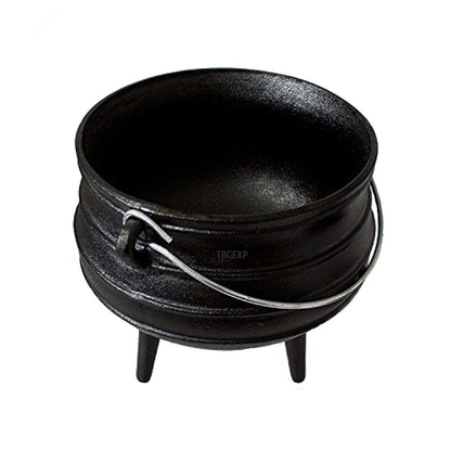 Cast Iron Potje Dutch Oven with 3 Legs and Lid TBCEXP