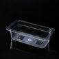 1/3 Size 10 cm Deep Clear Polycarbonate Food Pan 3722320#