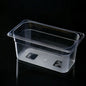 1/3 Size 20 cm Deep Clear Polycarbonate Food Pan 3722340#