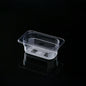 1/9 Size 6.5 cm Deep Clear Polycarbonate Food Pan 3722910#