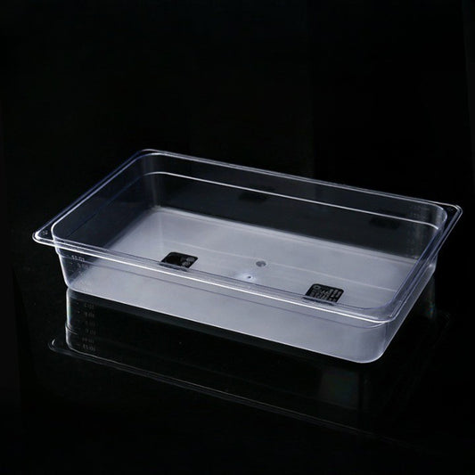 1/1 Full Size 10 cm Deep Clear Polycarbonate Food Pan 3722120#