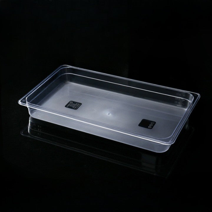 1/1 Full Size 6.5 cm Deep Clear Polycarbonate Food Pan 3722110#