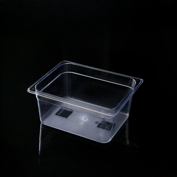 1/2 Size 15 cm Deep Clear Polycarbonate Food Pan 3722230#