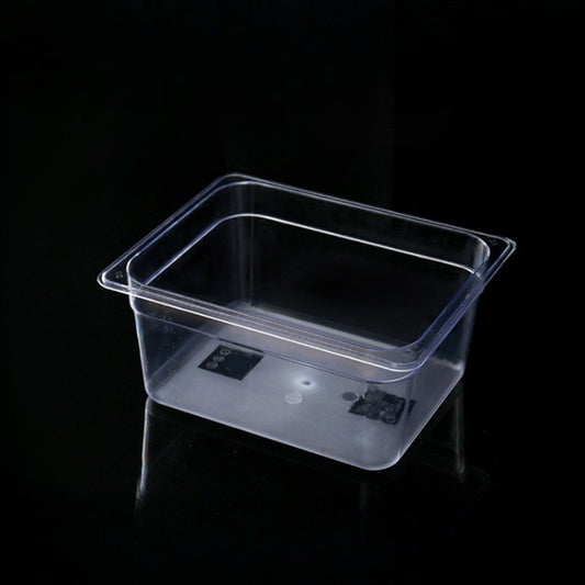 1/2 Size 20 cm Deep Clear Polycarbonate Food Pan 3722240#