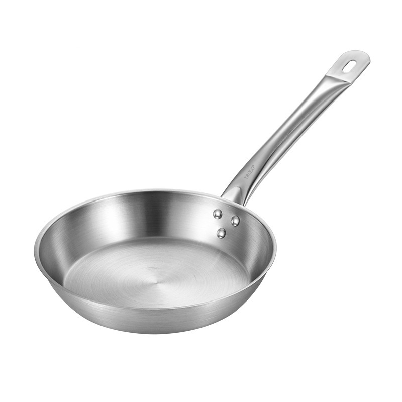 Stainless Steel Fry Pan with Aluminum-Clad Bottom TBCEXP 2261011#